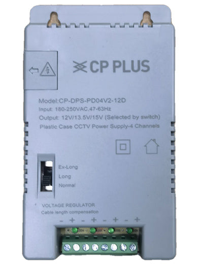 CP PLUS 4 Channel Power Supply CP-DPS-PD04V2-12D