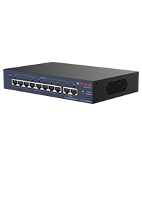 CP Plus 10 Ports Switch with 8 PoE Ports & 2 Uplink Ports CP-UNW-HPU8H2-96