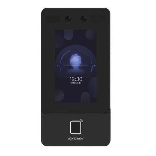 Hikvision Face Recognition Terminal, 4.3-inch LCD touch screen,2 Mega pixel wide-angle lens,Built-in EM card reading module; Max.1,500 faces capacity; Max.3,000 cards;Max.3,000 fingerprints capacity DS-K1T342EFWX-E1