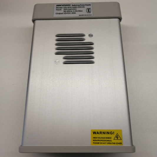 Hikvision Metal SMPS, Max Output: 12VDC 20A DS-2FA120K-DW-IN