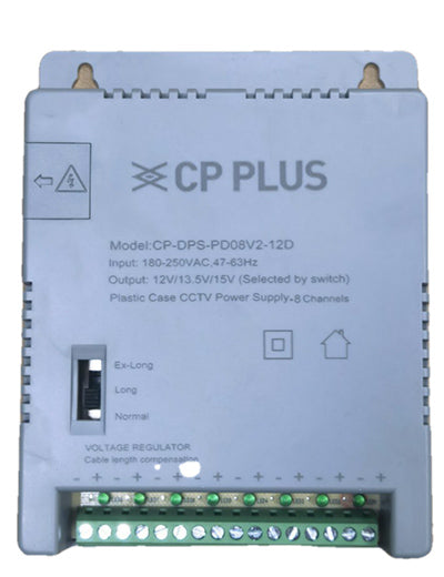 CP PLUS 8 Channel Power Supply CP-DPS-PD08V2-12D