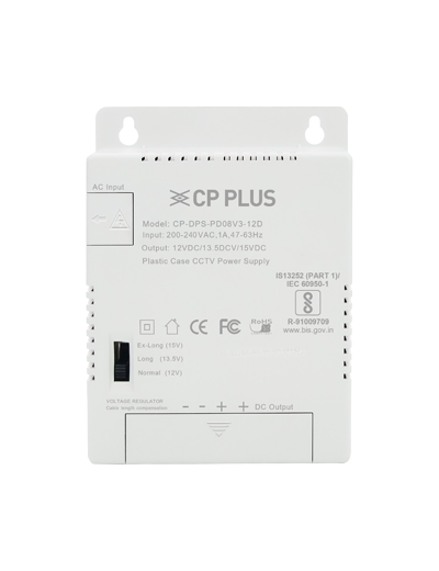 CP Plus POWER SUPPLY CP-DPS-PD08V3-12D