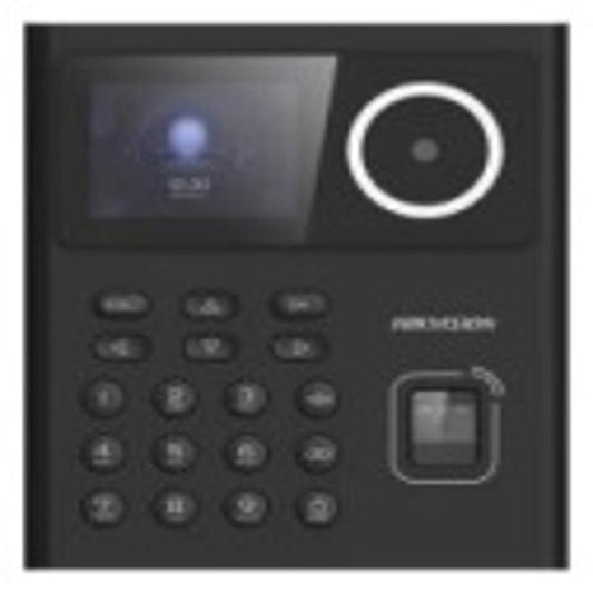 Hikvision Face Recognition Terminal, 2.4-inch LCD screen,2 Mega pixel wide-angle lens,Built-in card reading module; DS-K1T320EFWX